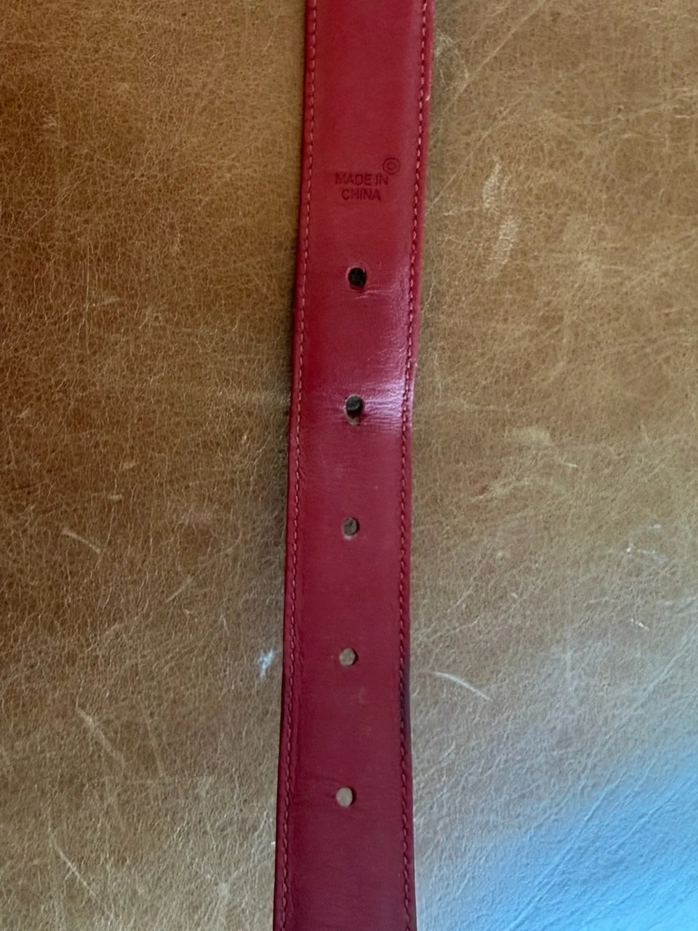 Vintage Coach red dog collar